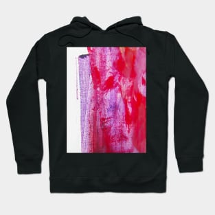 red abstract painting Hoodie